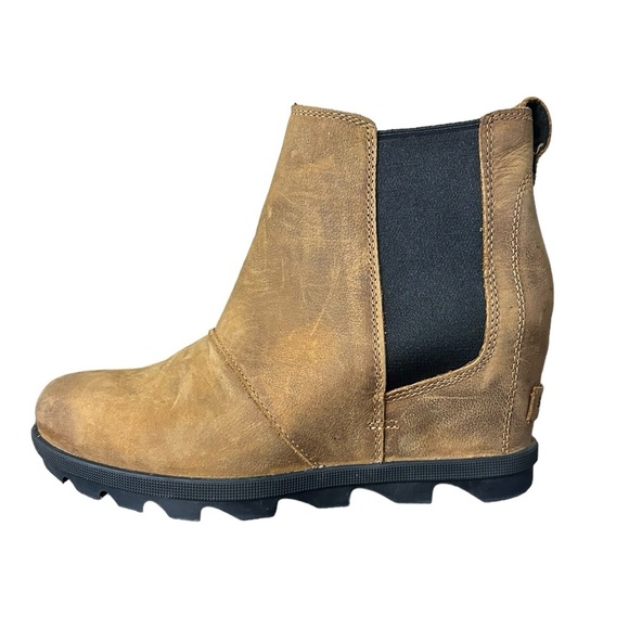 Sorel Women's Joan of Arctic Wedge Il Chelsea Boots Size 8 - Picture 1 of 11